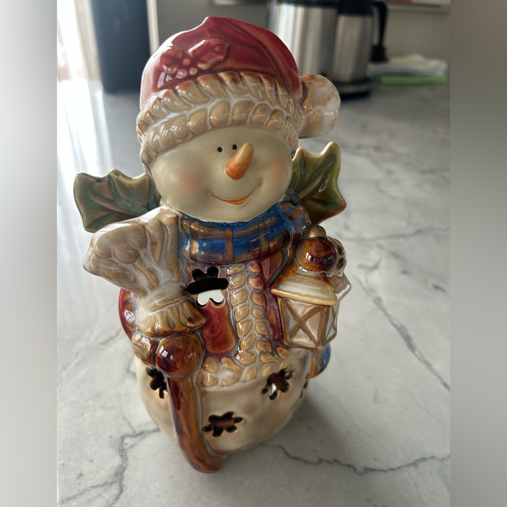🎄✨Festive Snowman Candle Holder 🎄🎄🎄